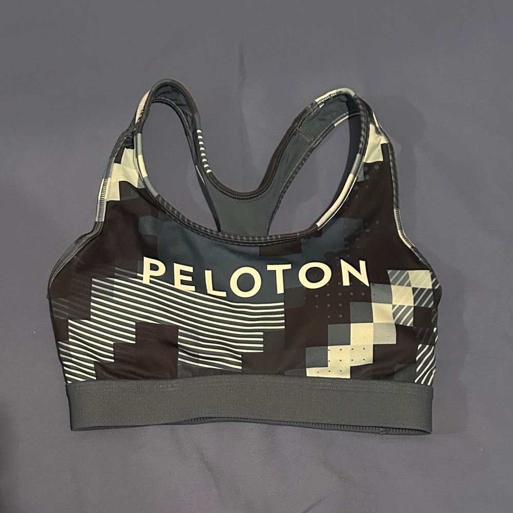 Adidas Black and Gray Sports Bra with Modern Design